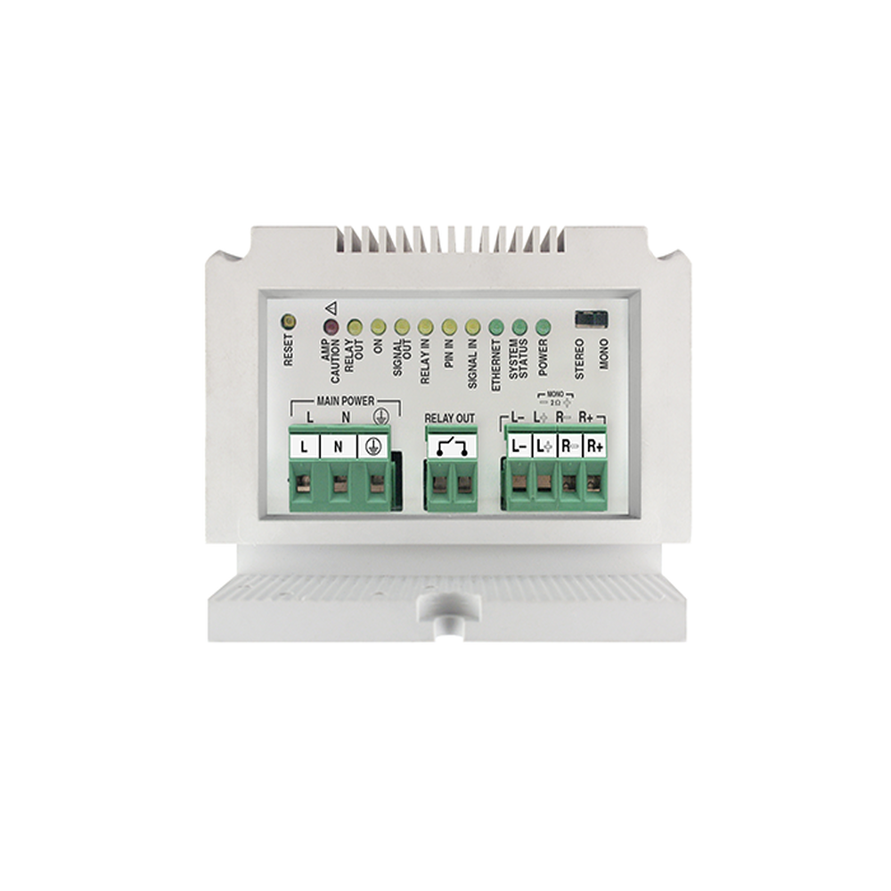 ETAPA DE POTENCIA DE AUDIO IP 2X25W O 1X50W EN FORMATO CARRIL DIN ESTÉREO/MONO - Imagen 3