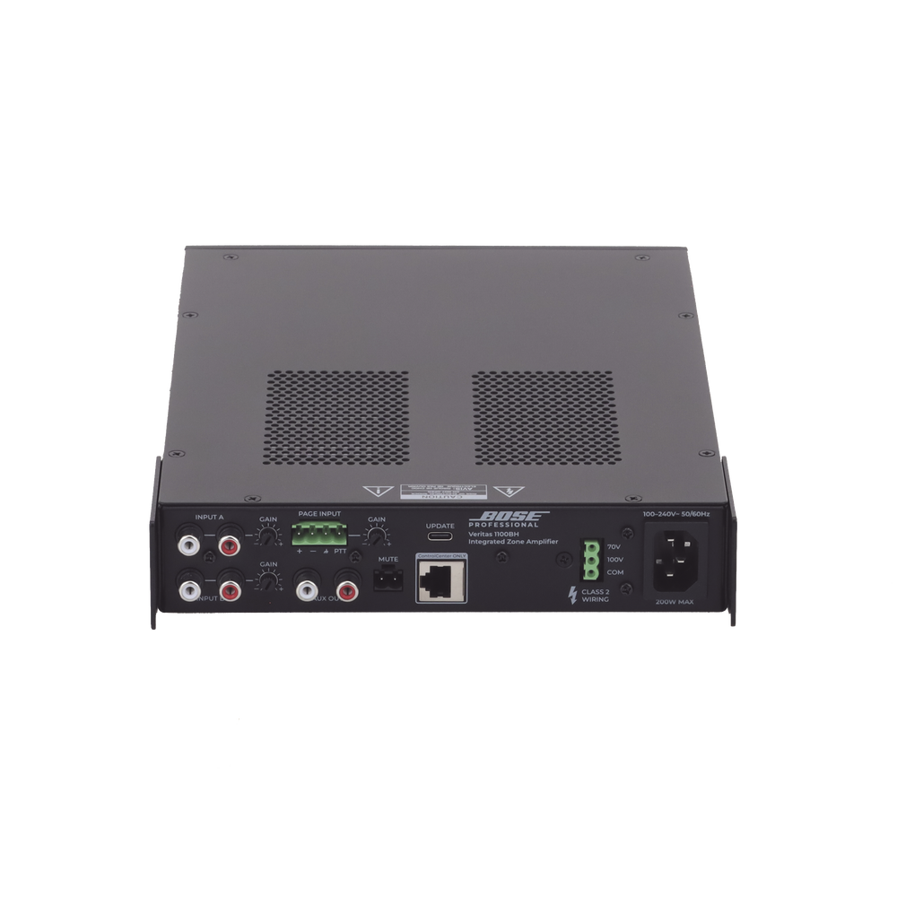 Amplificador Veritas | 1x100W | 70V-100V | Bluetooth 5.0 | DSP | Entradas Balanceadas y RCA | Alta Impedancia - Imagen 6
