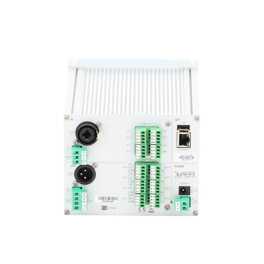 Interfaz Millennium IP para gestión de avisos y música pre-grabados IP con 8 relés IN/OUT - Imagen 7