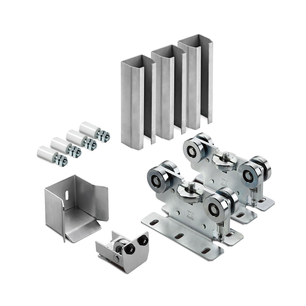KIT para puertas autoportantes de hasta 3 m y 600 kg con rodillos de nylon - Imagen 7