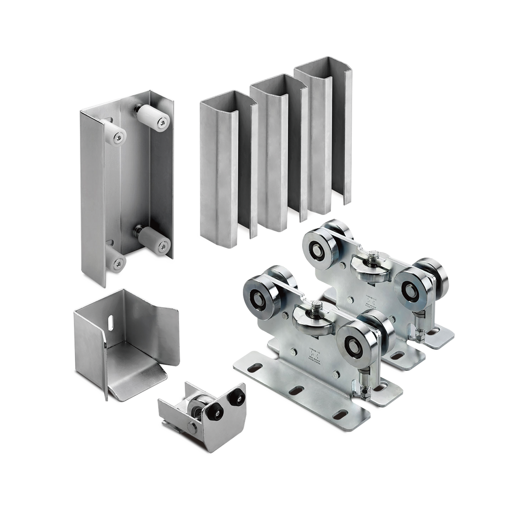 KIT para puertas autoportantes de hasta 3 m y 600 kg con guia para puertas corredizas - Imagen 7