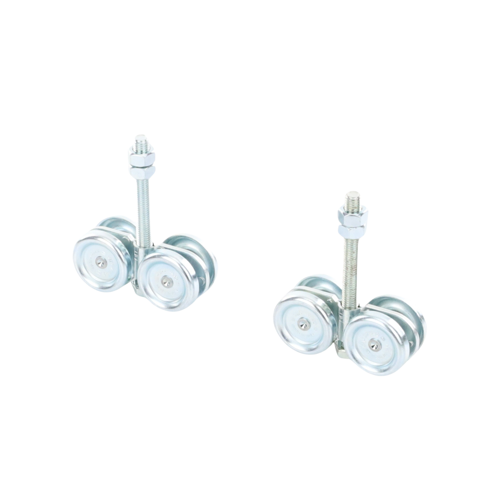 ECO KIT 4C - M / Kit de Carretillas de Cuatro Ruedas / Carga Soportada de 150 lbs / Incluye Dos Carretillas Para Puertas Colgantes - Imagen 2