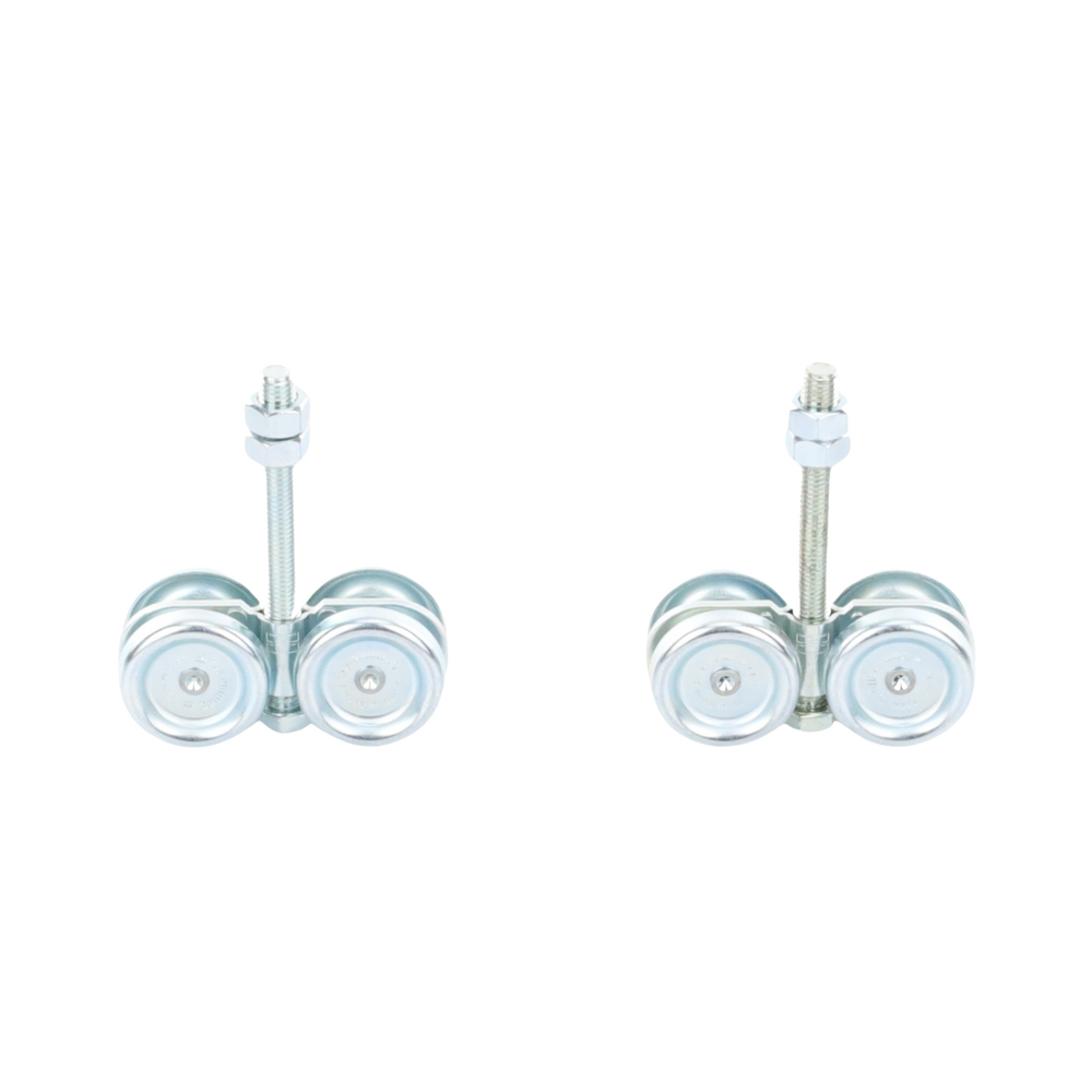 ECO KIT 4C - M / Kit de Carretillas de Cuatro Ruedas / Carga Soportada de 150 lbs / Incluye Dos Carretillas Para Puertas Colgantes - Imagen 3