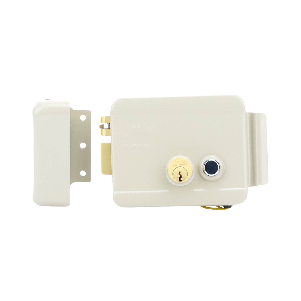 Cerradura Eléctrica / Incluye Llave /Con Botón integrado / Izquierda / Exterior - Imagen 4