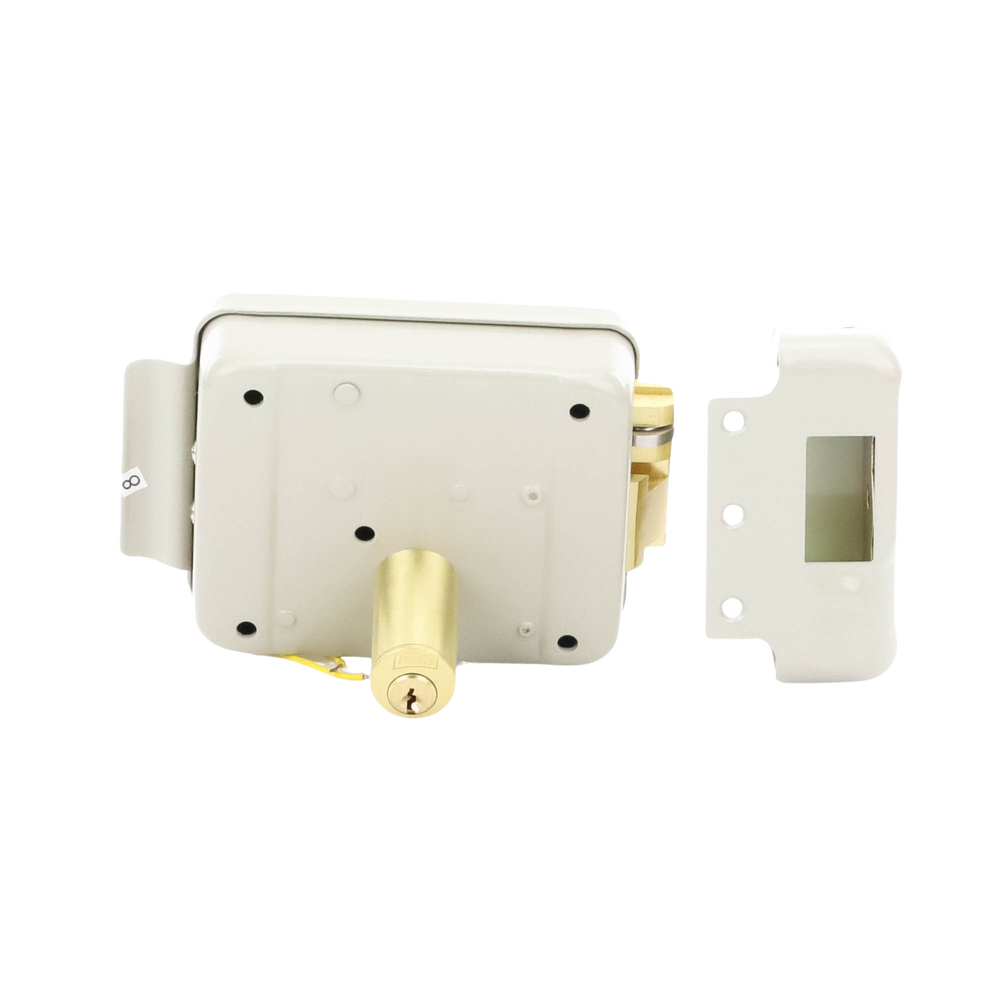 Cerradura Eléctrica / Incluye Llave /Con Botón integrado / Izquierda / Exterior - Imagen 5