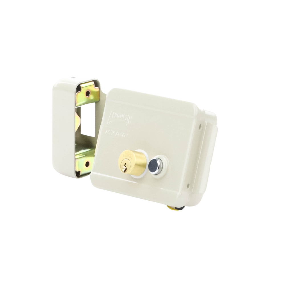 Cerradura Eléctrica / Incluye Llave /Con Botón integrado / Izquierda / Exterior - Imagen 6