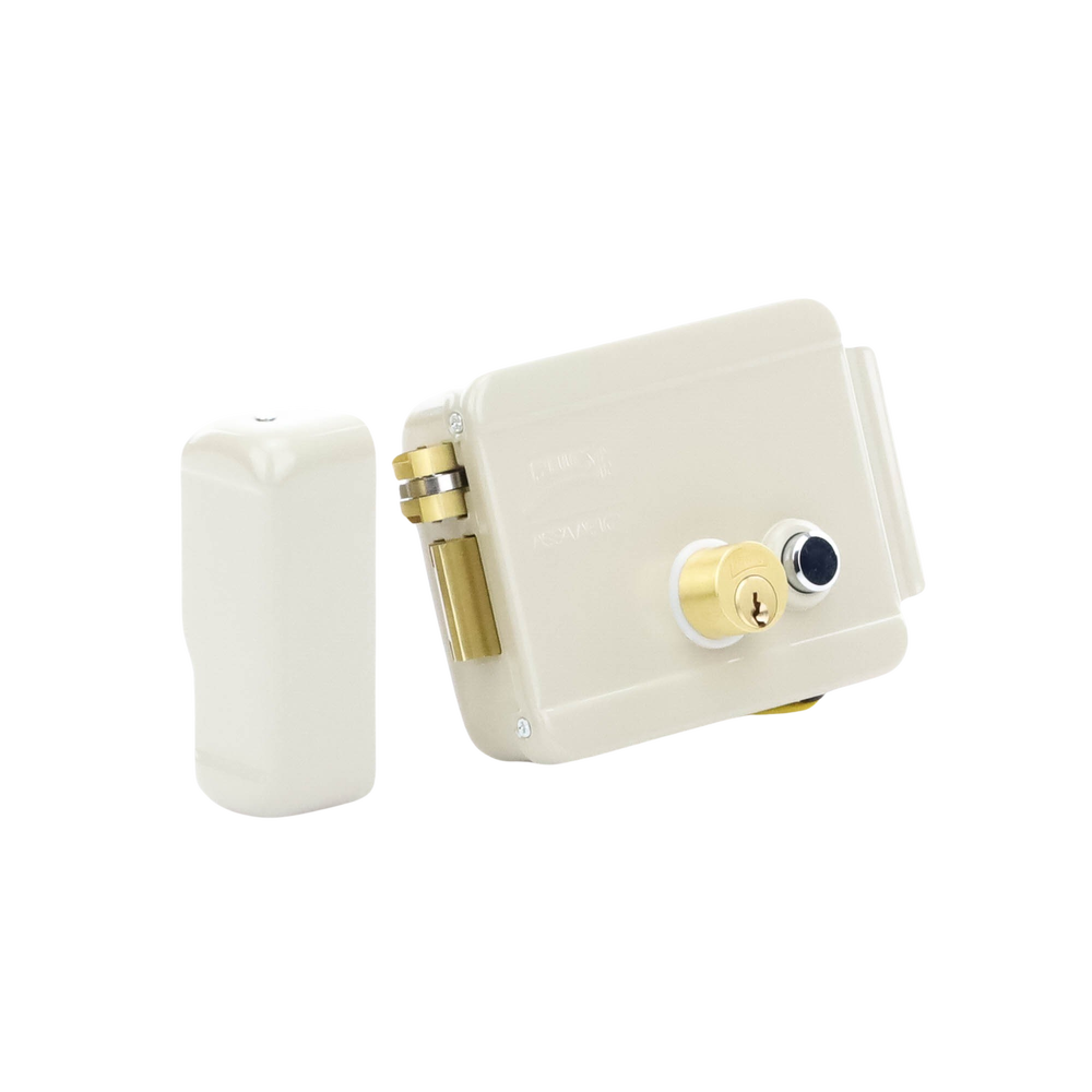 Cerradura Eléctrica / Incluye Llave /Con Botón integrado / Izquierda / Exterior - Imagen 7