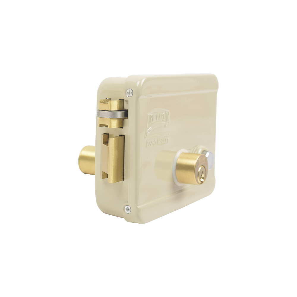 Cerradura Eléctrica / Incluye Llave /Con Botón integrado / Izquierda / Exterior - Imagen 2
