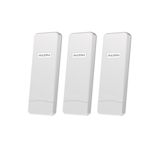 Kit WiFi para Hotspot Comunitario (3 AP) / Cobertura hasta 800 m / Nube Gratuita / Ideal para Iniciar WISP / 128 Usuarios por AP