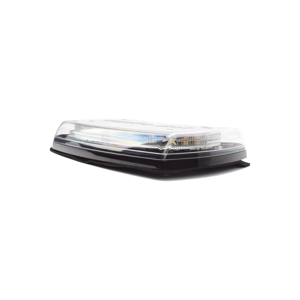 Mini torreta de 48 LED 10" Ámbar/Claro, Lente Transparente, Cableado - Imagen 6