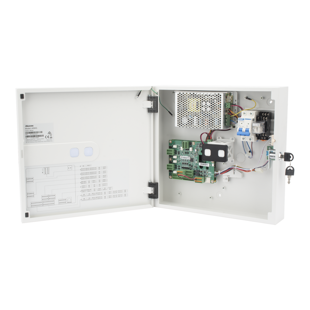 Controlador de Acceso para 4 puertas / Administrable 100 % en la Nube / Compatible con Teclado Wiegand de Terceros / PIN para visitas desde la APP / Capacidad de batería de respaldo / Función de Anti-Passback / 50,000 Tarjetas