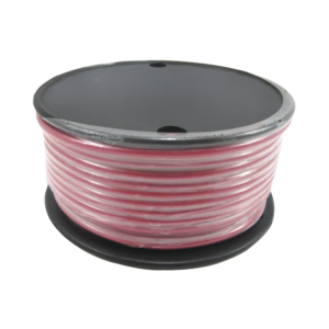 Rollo de cable grado marino calibre 16 en color rojo de 100 pies (30.48 m).
