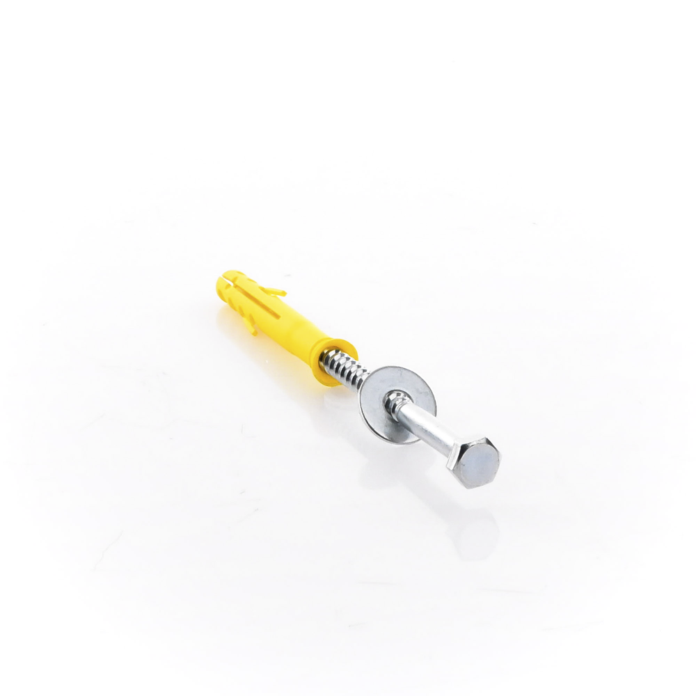 Tornillo P / Tope Estacionamiento / Reductor D / Velocidad / 12 Cm / Con Arandela / Taquete D / Plastico. - Imagen 4