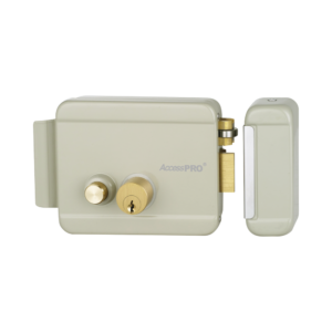 Cerradura Eléctrica con Botón de Salida/ Incluye Llave  / Exterior / Derecha