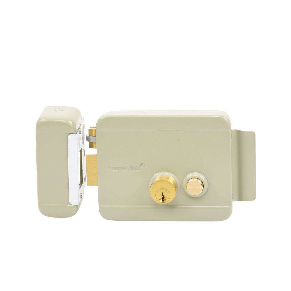 Cerradura Eléctrica con Botón de Salida / Incluye Llave / Exterior / Izquierda - Imagen 4