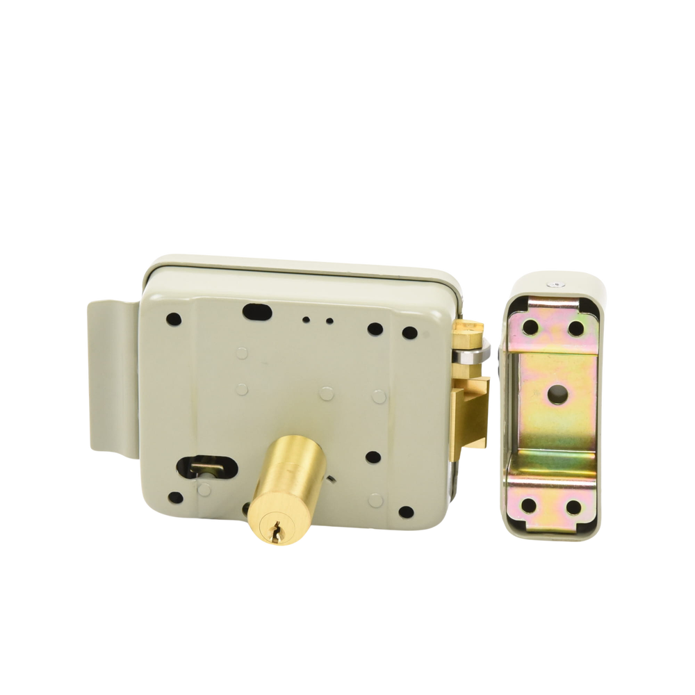 Cerradura Eléctrica con Botón de Salida / Incluye Llave / Exterior / Izquierda - Imagen 5