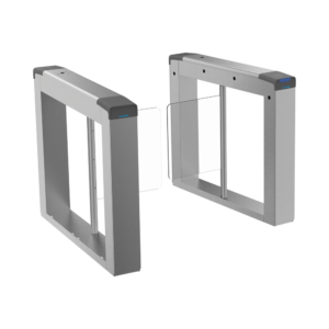 Torniquete Swing para EXTERIOR / Compatible con Reconocimiento Facial / Carril de 90 cms / Acero Inoxidable SUS304 / Motor Brushless / Capacidad 20-60 Personas por Minuto / 3,000,000 MCBF  / Perforaciones listas para montaje DS-KAB6ZU1 No Incluido