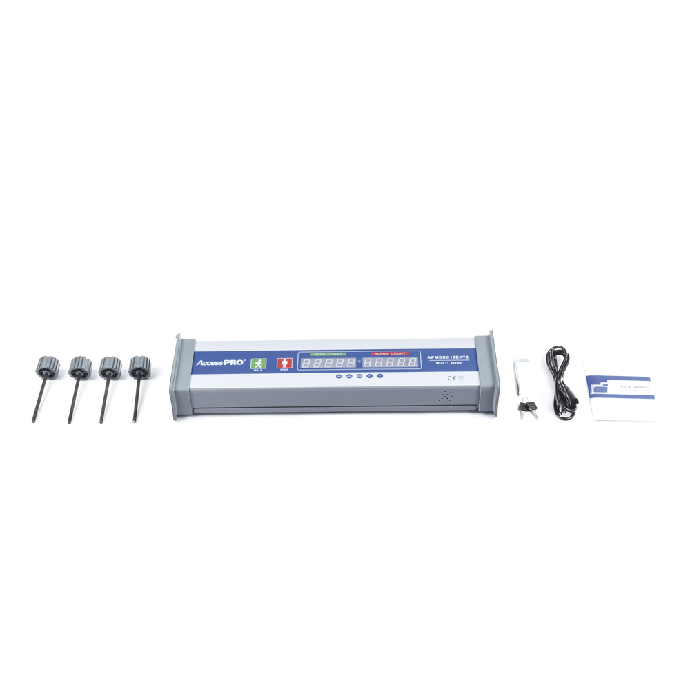 (100% EXTERIOR) Detector de Metales de 18 zonas/ Uso en Exterior/ Contador de Personas - Imagen 4
