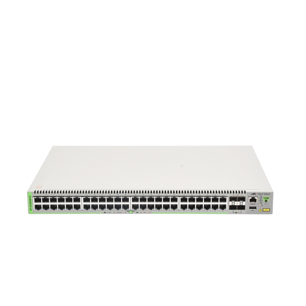 Switch Administrable CentreCOM GS980M, Capa 3 de 48 puertos 10/100/1000Mbps + 4 SFP Gigabit - Imagen 3