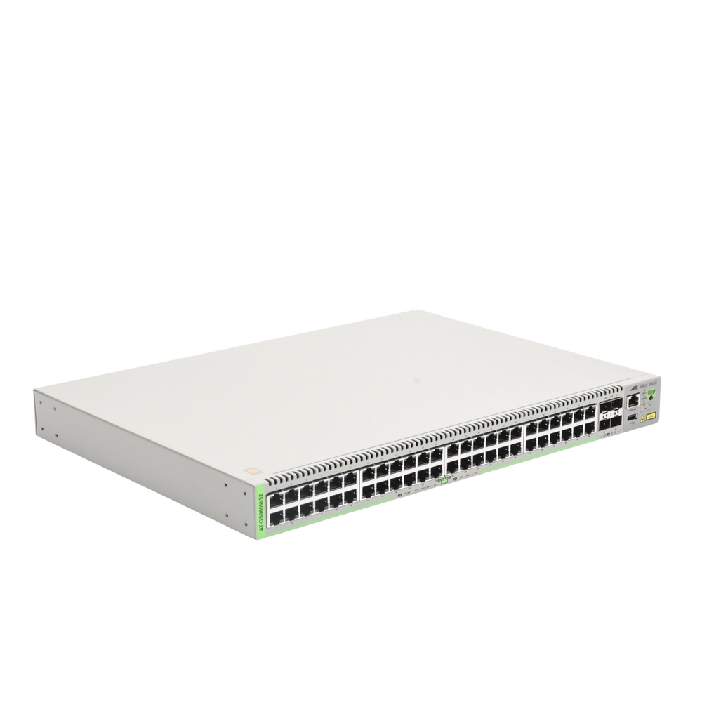 Switch Administrable CentreCOM GS980M, Capa 3 de 48 puertos 10/100/1000Mbps + 4 SFP Gigabit - Imagen 4