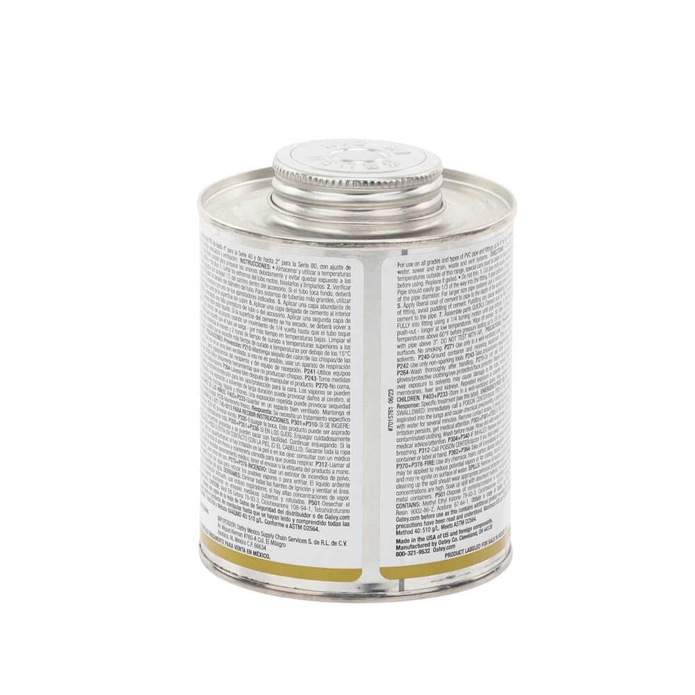 Pegamento / Cemento Claro de 473 ml para Tubo Conduit PVC Pesado. - Imagen 4