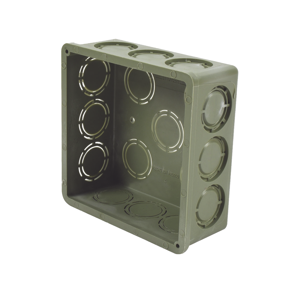Caja Cuadrada de 1/2" - 3/4" para PVC Conduti Pesado. - Imagen 2