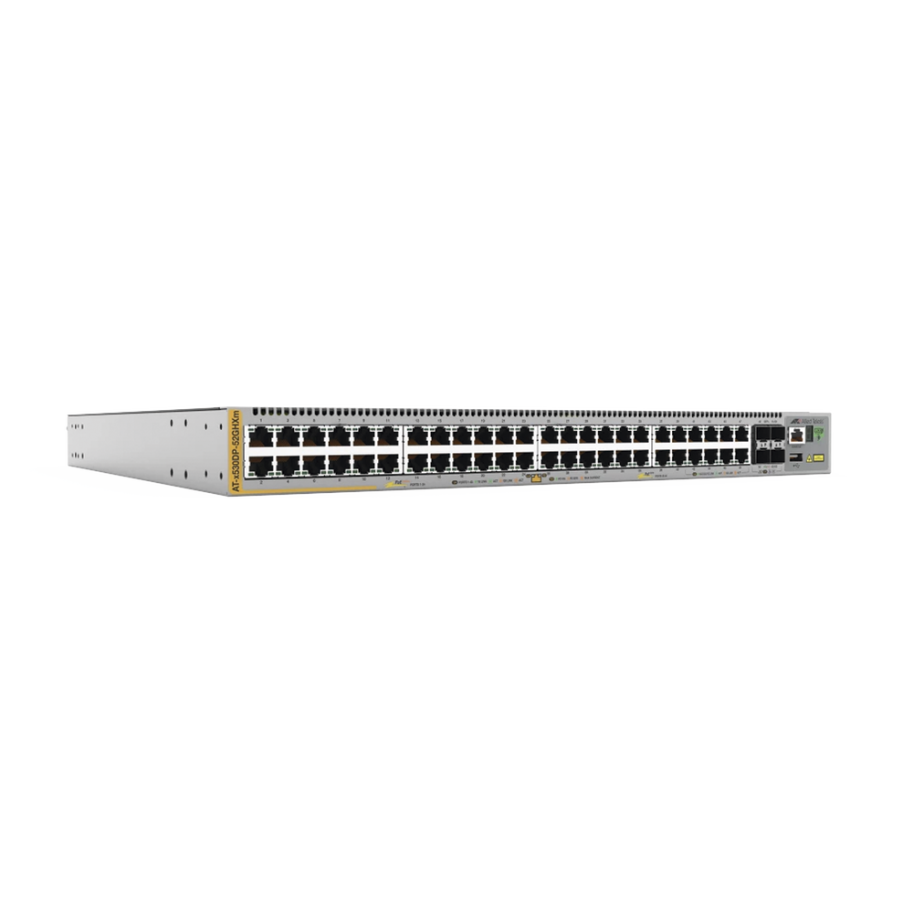 Switch Stack Capa3 40 puertos Gigabit, 8 puertos Miltigigabit 100/1G/2.5G/5G PoE++, Fuente redundante