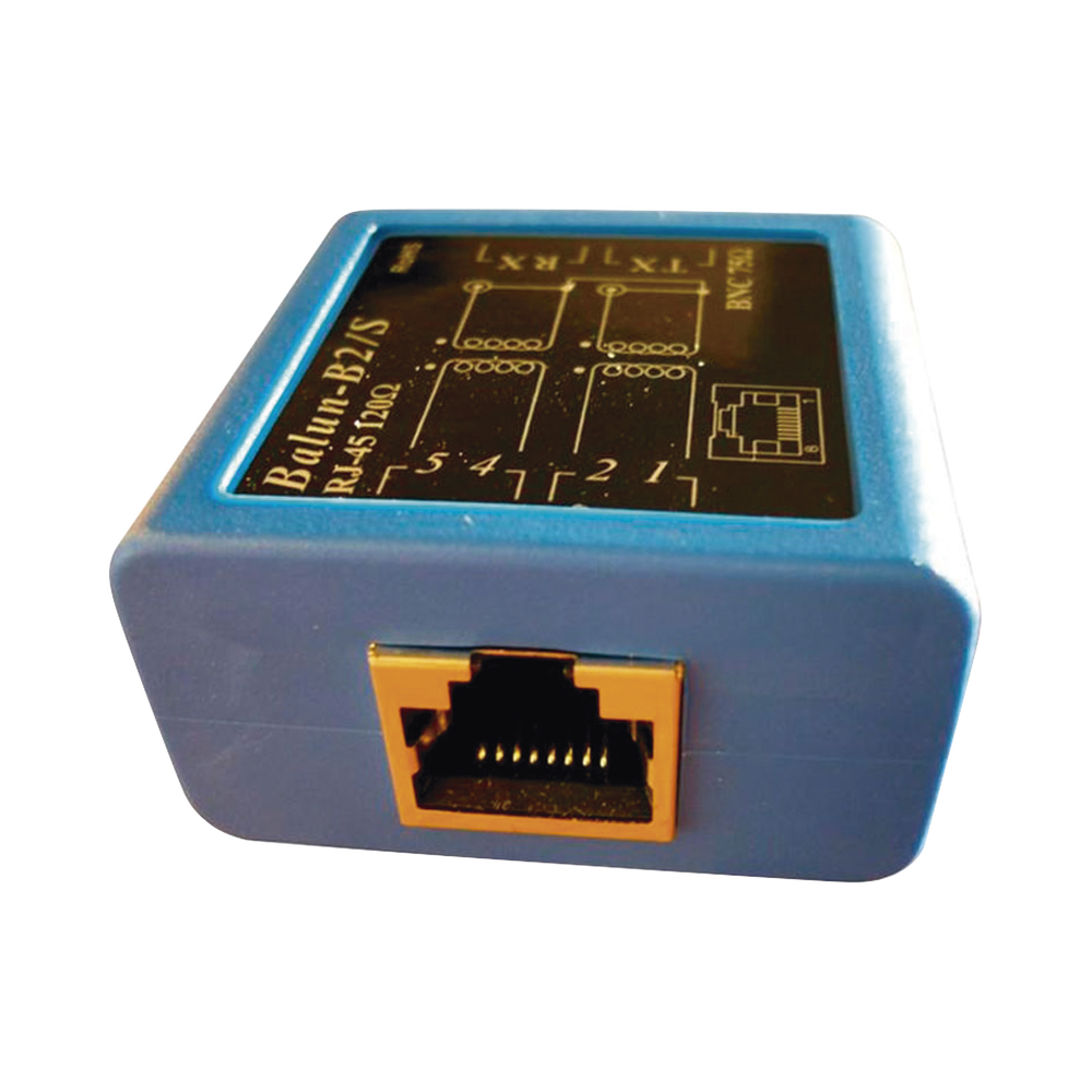 Balun E1 -Adaptador BNC hembra 75 ohms a jack RJ45 120 ohms - Imagen 3