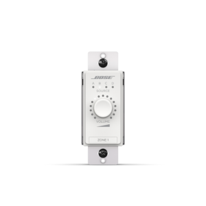 Control de volumen Digital | Selector de Fuente de Audio (A/B/C/D) | ControlCenter | Blanco