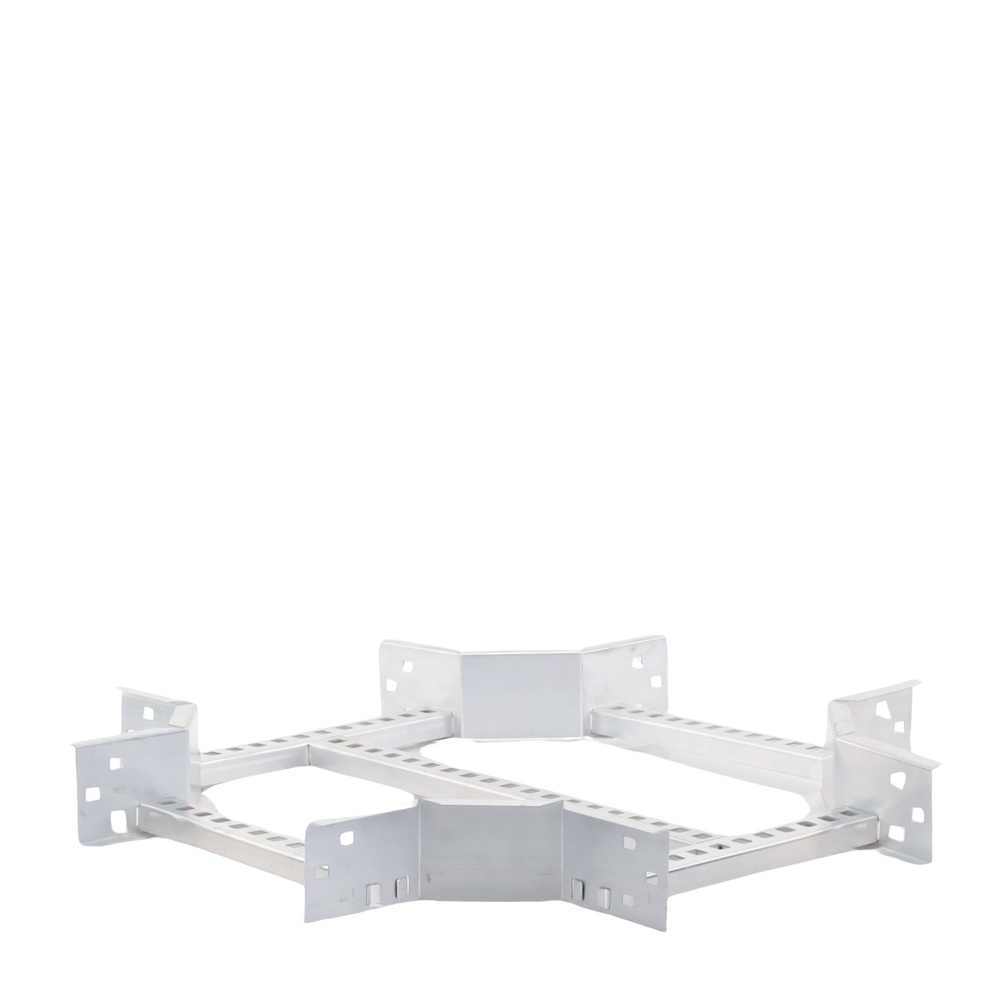 Derivación "X" Horizontal de Aluminio Perfil Z / Peralte 3 1/4" / Ancho 12"/ Radio 8" / Incluye Tornillería (CHXHEZ314R8X12AK) - Imagen 2