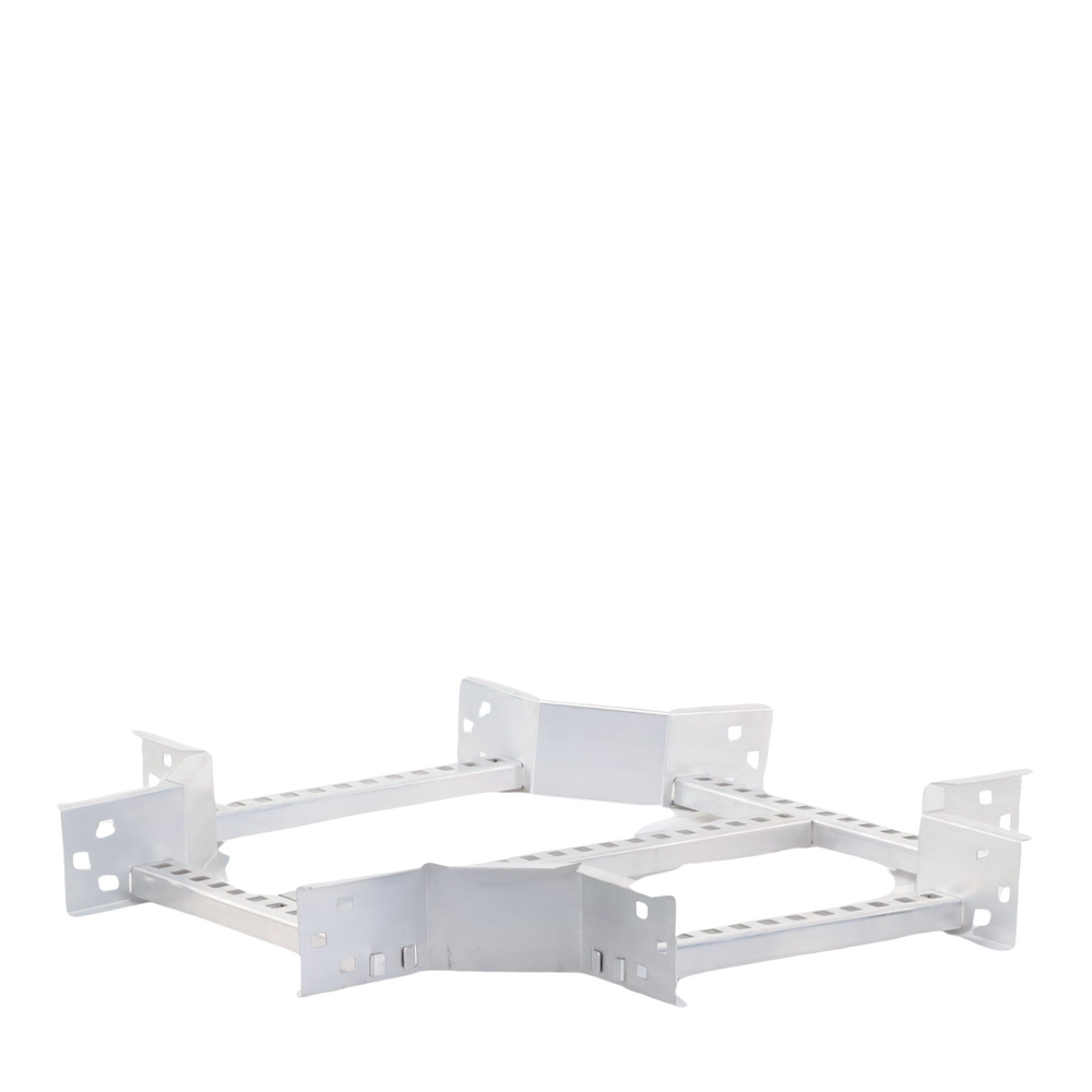 Derivación "X" Horizontal de Aluminio Perfil Z / Peralte 3 1/4" / Ancho 12"/ Radio 8" / Incluye Tornillería (CHXHEZ314R8X12AK) - Imagen 3