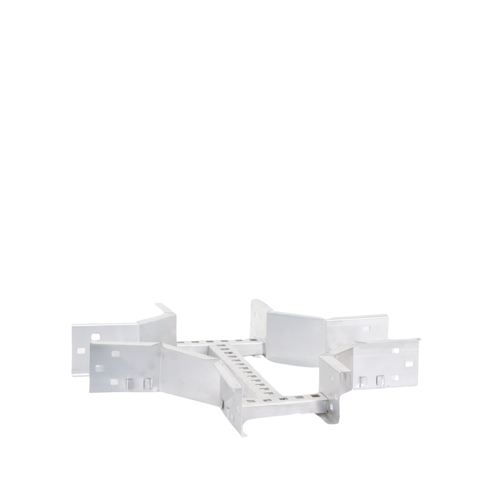 Derivación "X" Horizontal de Aluminio Perfil Z / Peralte 3 1/4" / Ancho 6"/ Radio 8" / Incluye Tornillería (CHXHEZ314R8X6AK) - Imagen 3