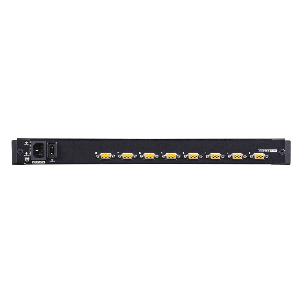 Conmutador KVM | LCD de riel único | VGA PS/2 | USB de 8 puertos - Imagen 2