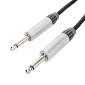 Cable de Audio | Plug 1/4 in a Plug 1/4 in Stereo | Carcasa Cromada | Conectores Seetronic | Longitud 3m