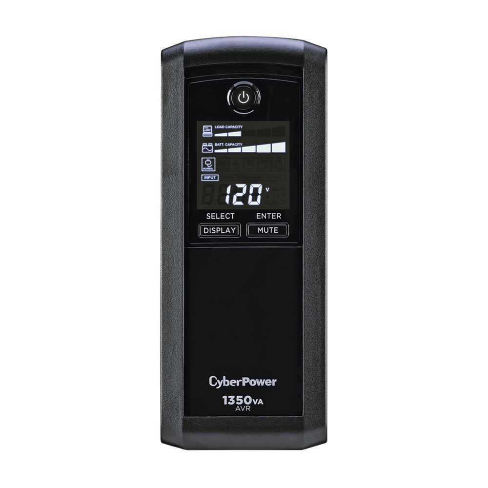 UPS de 1350 VA/815 W, Topología Línea Interactiva, Entrada 120 Vca NEMA 5-15P, Tipo Mini Torre, Con 10 Tomas NEMA 5-15R - Imagen 2