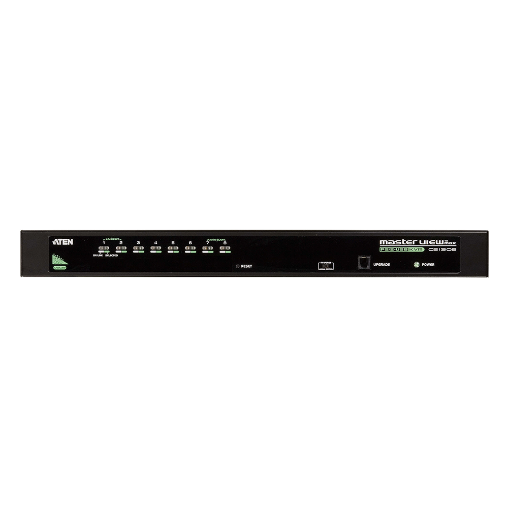 Conmutador KVM VGA PS/2-USB de 8 puertos /Cascada/W/(EE.UU./UE/SALIDA) ADP. ATEN - Imagen 2