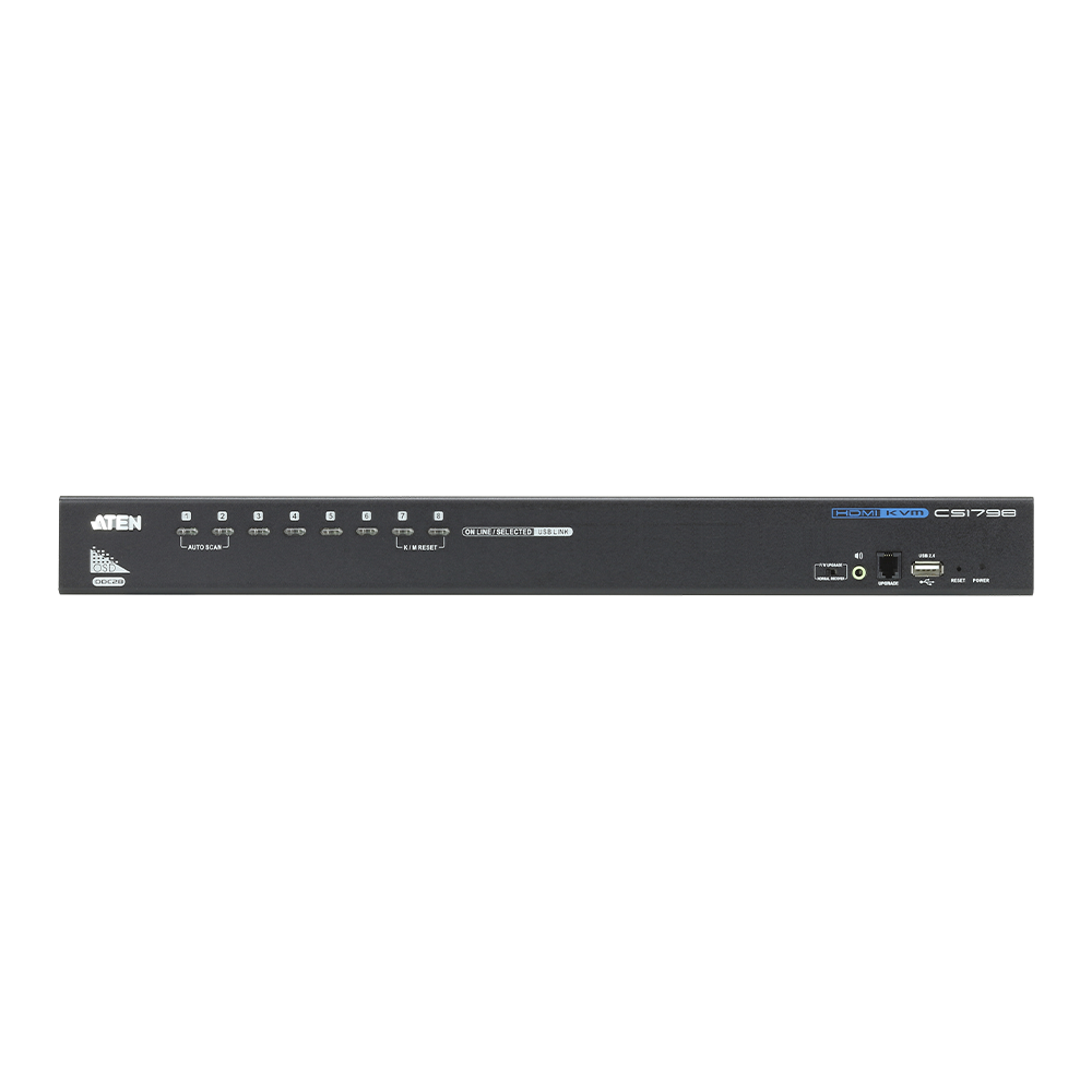 Switch KVM HDMI | 8 puertos | USB de 8 puertos/con cable ATEN - Imagen 2