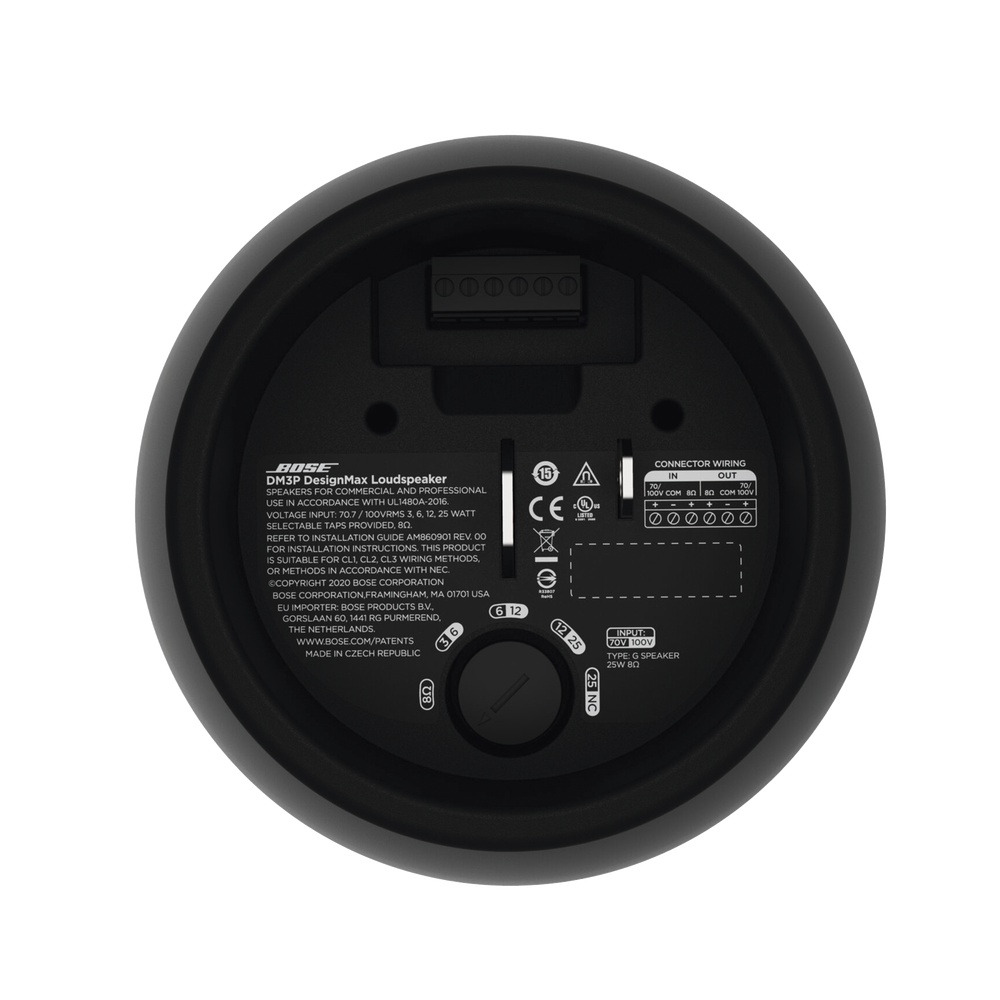 Par de Altavoz colgante | DesignMax | 3.25in | 8ohms | 70/100V | Negro - Imagen 4