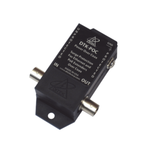 Protector Coaxial PoE / BNC Hembra / 75 Ohms / Ethernet 10/100 / Cámaras IP y Extensores