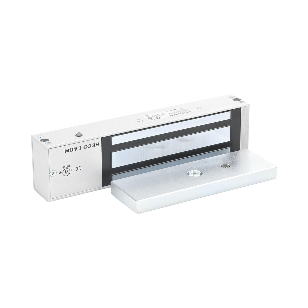 Chapa Magnética de 1200 Lbs / Sensor de Adherencia / Uso en Interior/ LED Indicador / Alimentación 12/24 Vcd Seleccionable / Sin Magnetismo Residual / UL - Imagen 3