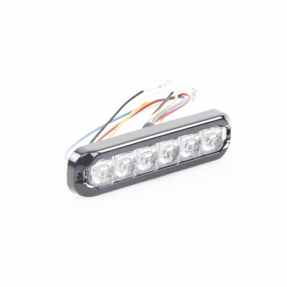 Luz perimetral , 12 LEDs Ultra Brillantes, Dual Color Rojo / Claro - Imagen 3