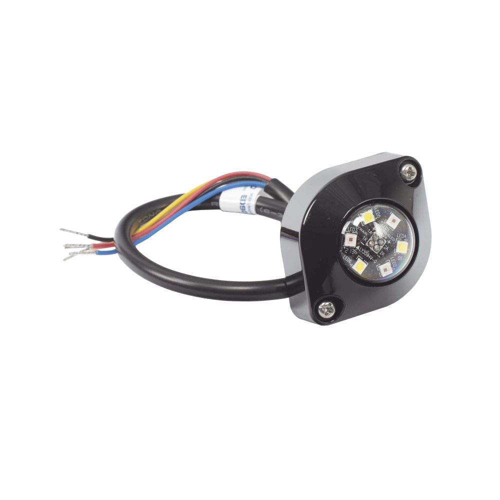 Lámpara Oculta de 6 LED Color Ámbar/Claro Serie ED9015 - Imagen 4