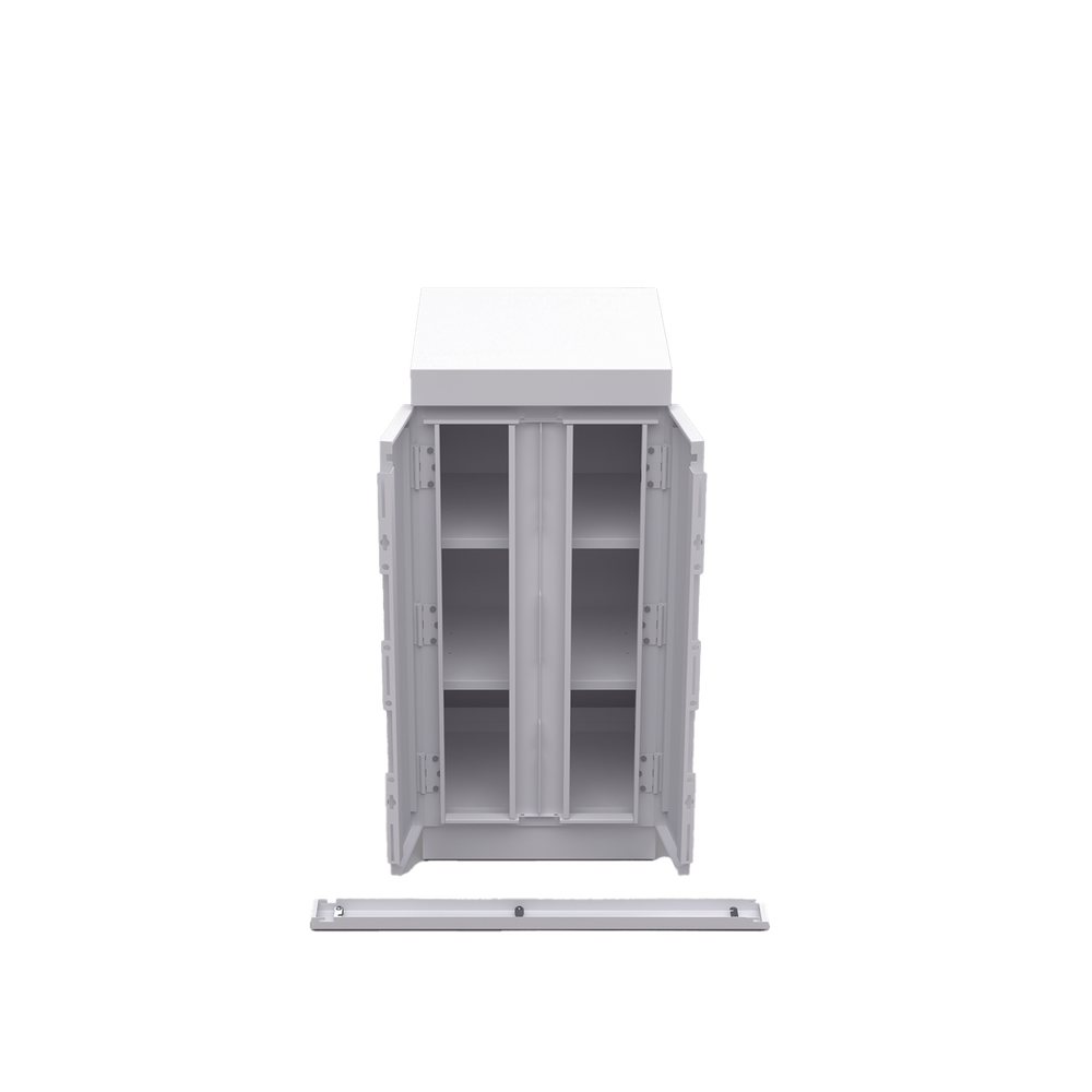 Gabinete de Seguridad de Lámina Galvanizada para Almacenamiento de Baterías (Hasta 6 baterías PL110D12). - Imagen 3