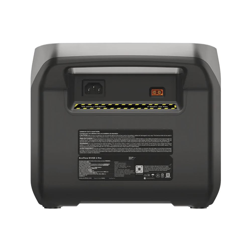 EcoFlow River 2 Pro | Estación de Energía Portátil 768Wh Litio LFP / 4 AC 800W (Max. 1600W) / 1 USB-C 100W / 3 USB -A 12W / Cargador de Coche 10A, 126W Max. / Conectividad WiFi y Bluetooth (App) / Carga Solar 220W Max. - Imagen 2
