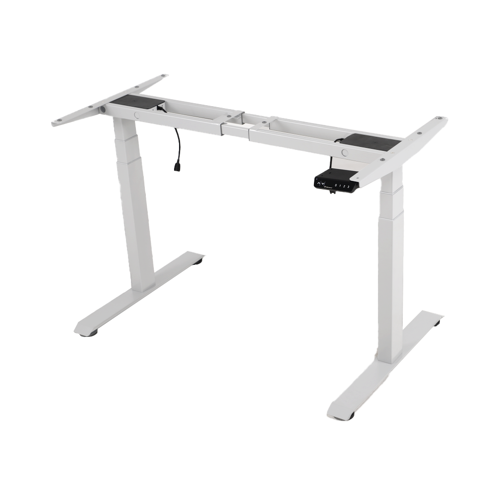 Base de Escritorio Motorizado Profesional / Altura Ajustable 60-125cm / Estructura Estable / Funcionamiento Suave / 3 Preset de Posiciones / Color Blanco / Soporta hasta 100Kg de carga - Imagen 5