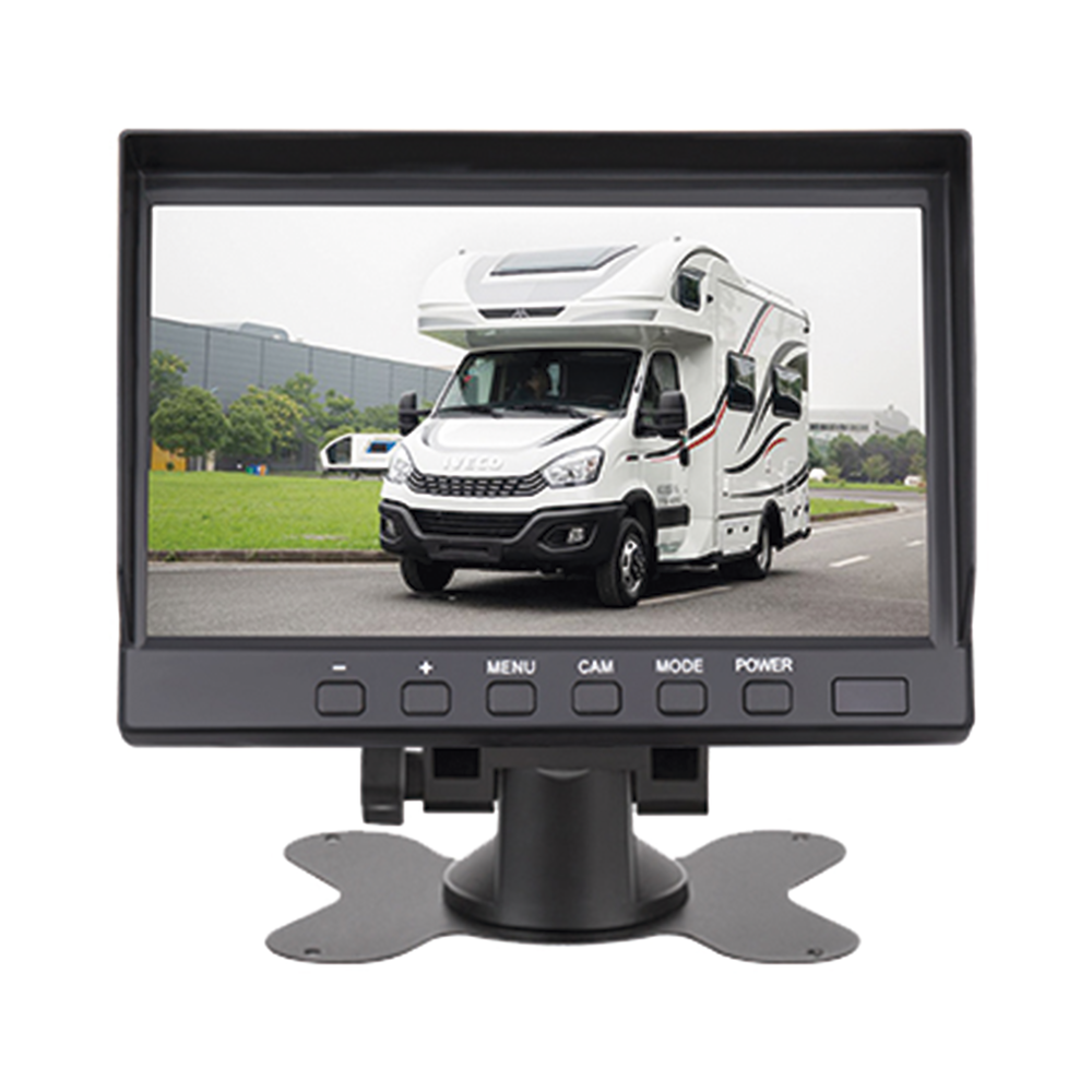 Sistema Profesional de Cámara de Reversa y Monitor Alámbrico para Vehículos de Trabajo y Montacargas - Imagen 2
