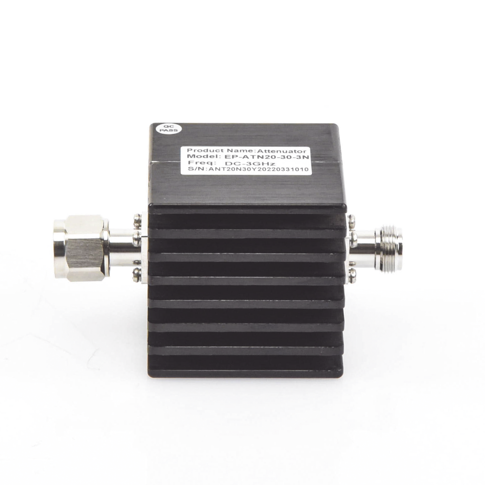 Atenuador en Línea de 30 dB / 20 Watt Máx. / CD-3 GHz / Interiores / N macho - N hembra. - Imagen 3