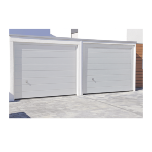 Puerta de Garage de Alta Calidad / Linea Central / Color Blanco 8X7 pies, AISLADA, Estilo Americana.