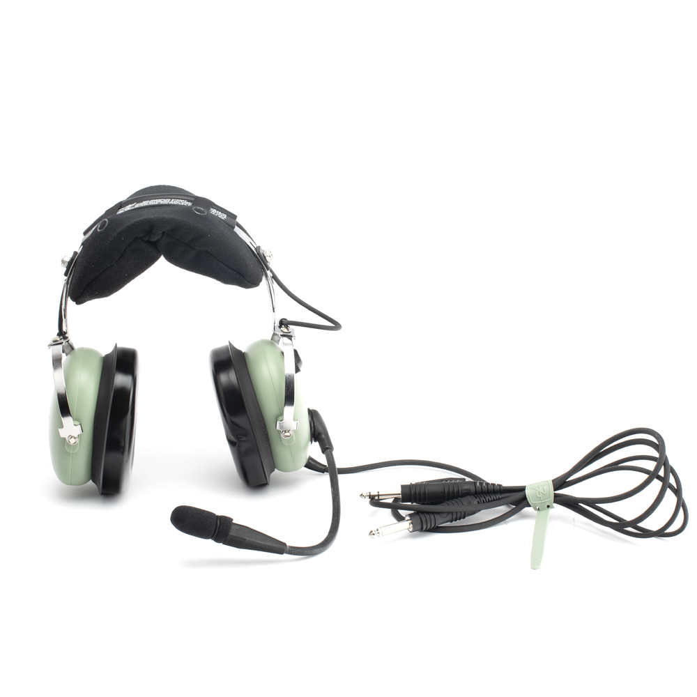 Auriculares de ala fija con atenuación de ruido pasivo para aviación general - Imagen 2