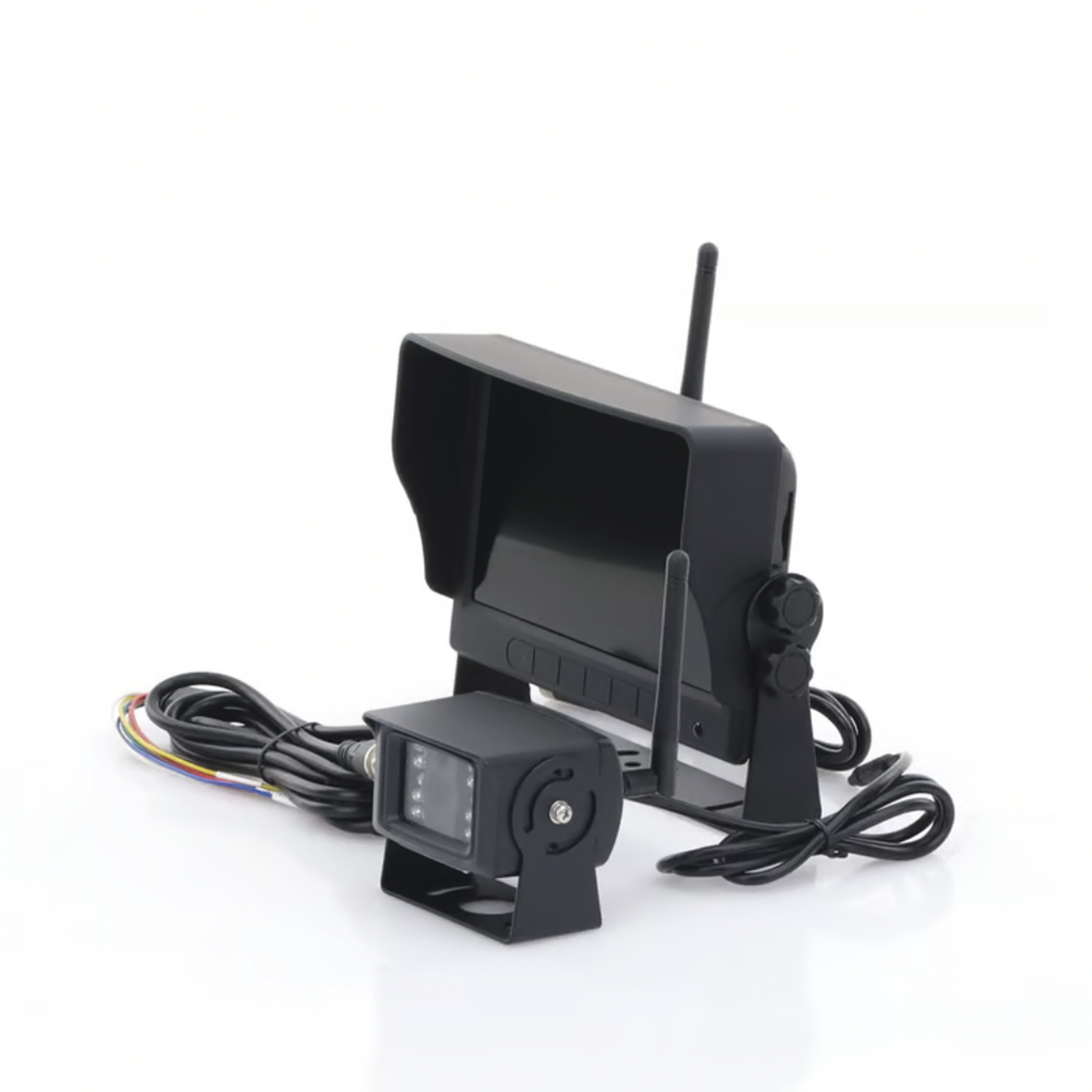 Sistema Profesional Inalámbrico de Cámara de Reversa y Monitor para Vehículos de Trabajo y Montacargas - Imagen 2